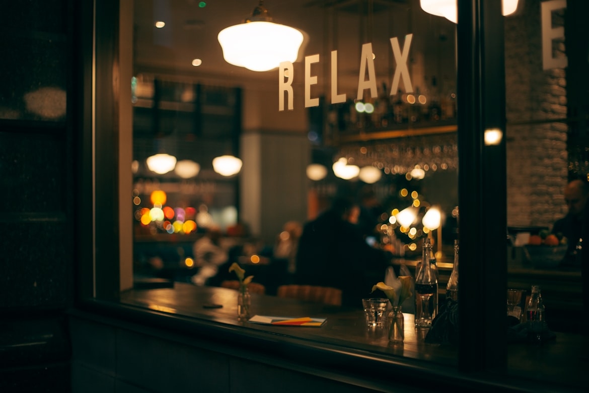 Cafe Noirの落ち着いた空間イメージ